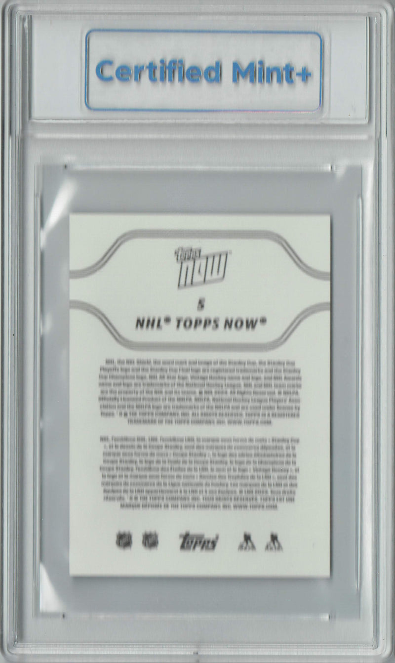 Certified Mint+ Connor Bedard 2023 Topps Now #5 Scores His 1st NHL Goal Chicago Blackhawks Licensed Rookie Card Sticker