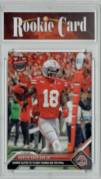 Certified Mint+ Marvin Harrison Jr. 2023 Bowman Now #18 Arizona Cardinals Rookie Card