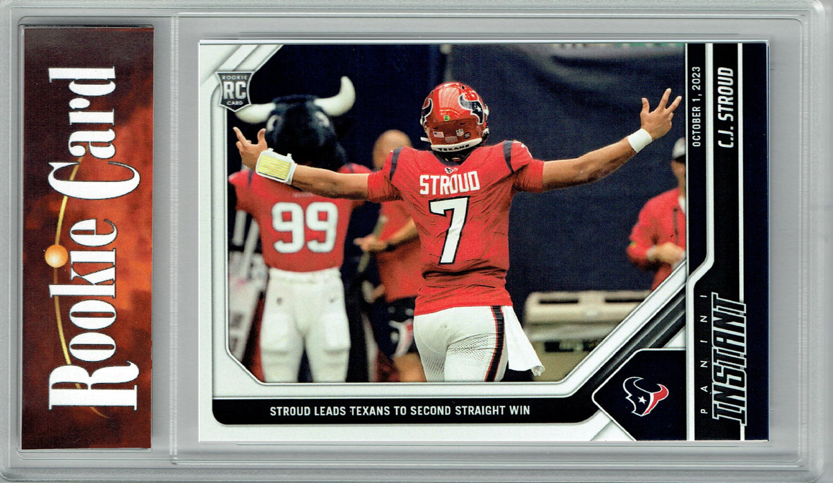 Certified Mint+ C.J. Stroud 2023 Panini Instant #8 Just 569 Made Rookie Card
