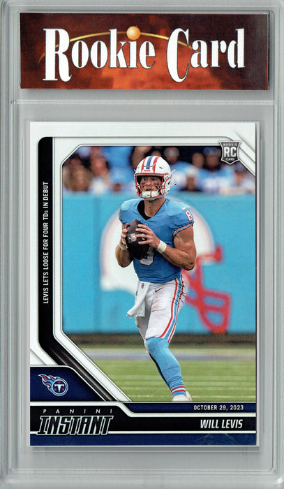 Certified Mint+ Will Levis 2023 Panini Instant #28 1/888 NFL Debut Titans Rookie Card