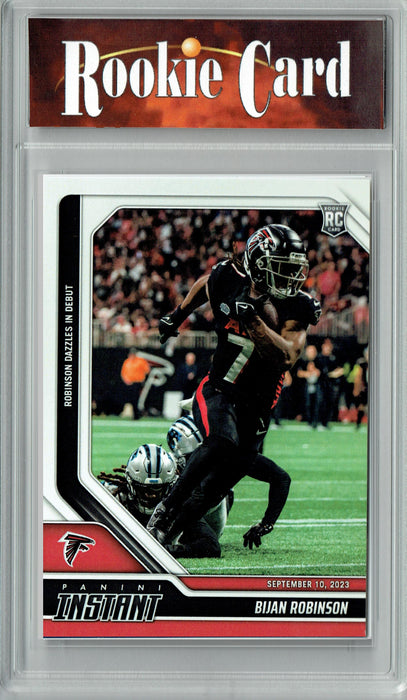 Certified Mint+ Bijan Robinson 2023 Panini Instant #1 1/566 Pro Debut Rookie Card