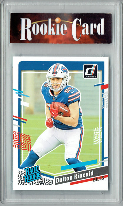 Certified Mint+ Dalton Kincaid 2023 Donruss Football #308 Rated Rookie Card