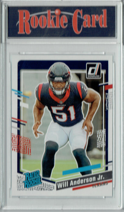 Certified Mint+ Will Anderson Jr. 2023 Donruss Football #342 Rated Rookie Card