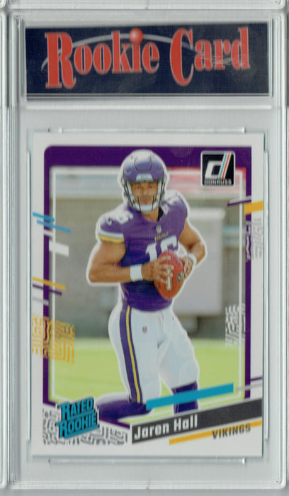 Certified Mint+ Jaren Hall 2023 Donruss Football #367 Rated Rookie Card