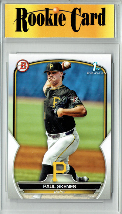 Certified Mint+ Paul Skenes 2023 Bowman Draft #BD-14 1st Rookie Card Pittsburgh Pirates