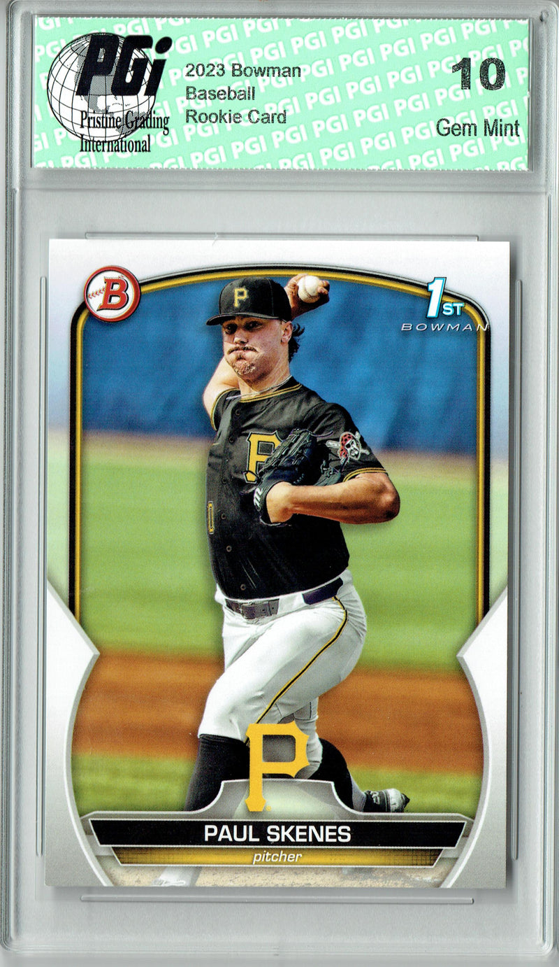 Paul Skenes 2023 Bowman Draft #BD-14 1st Rookie Card PGI 10