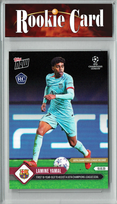 Certified Mint+ Lamine Yarmal 2023 Topps Now #82 1st 16 Year Old Rookie Card Barcelona