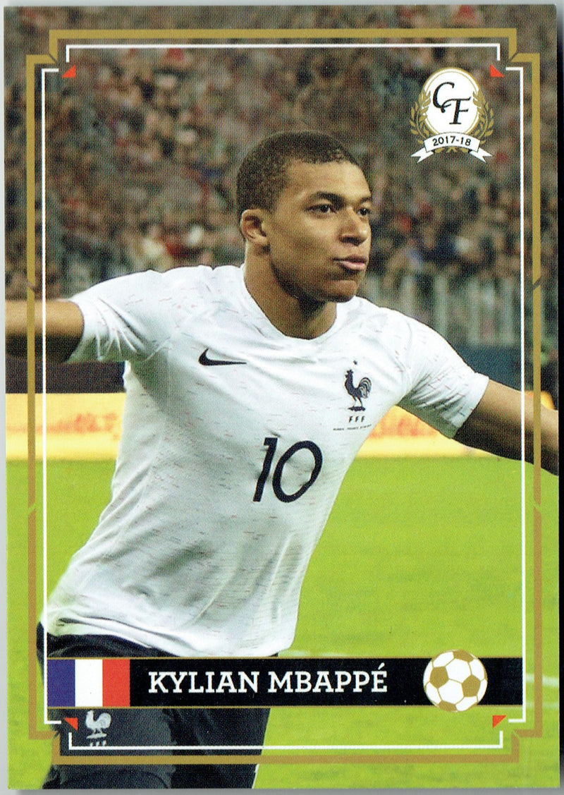 Mint Kylian Mbappe 2017 Campioni di Futuro #1 Black Back Rookie Card France