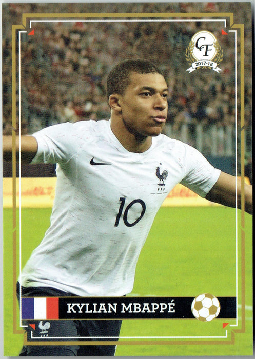 Mint Kylian Mbappe 2017 Campioni di Futuro #1 Black Back Rookie Card