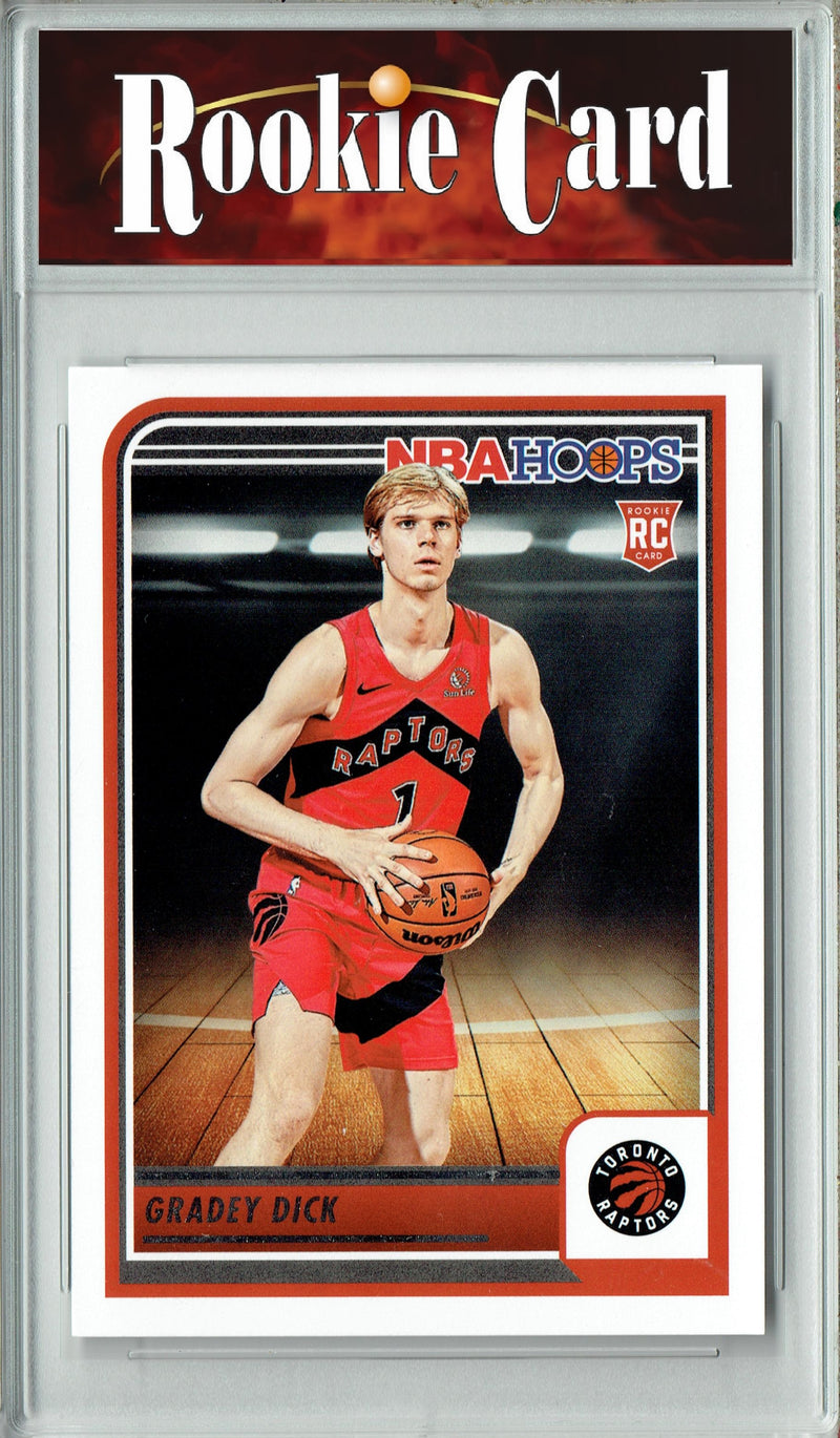 Certified Mint+ Gradey Dick 2023 Hoops #243 Toronto Raptors Rookie Card Toronto Raptors