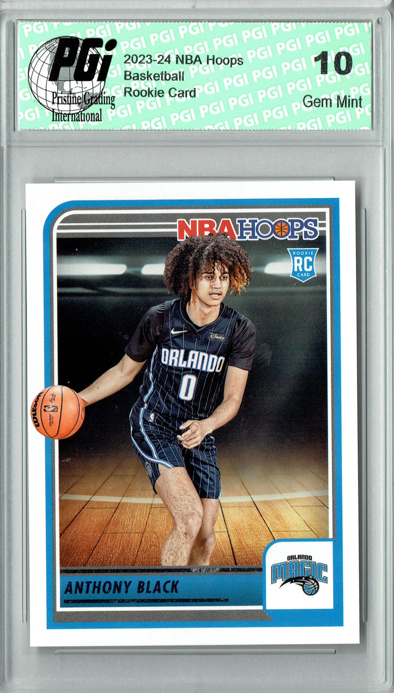 Anthony Black 2023 Hoops #257 Orlando Magic Rookie Card PGI 10