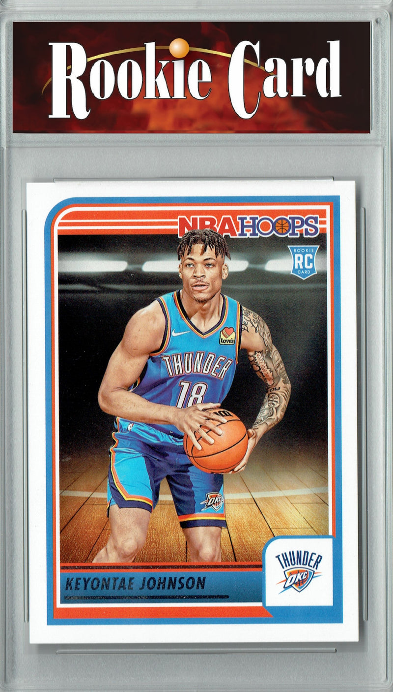 Certified Mint+ Keyontae Johnson 2023 Hoops #263 Oklahoma City Thunder Rookie Card Oklahoma City Thunder