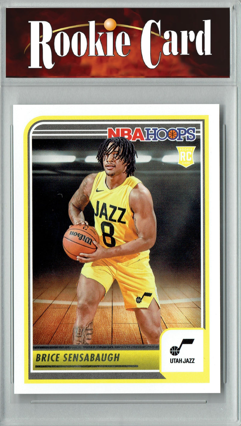 Certified Mint+ Brice Sensabaugh 2023 Hoops #234 Utah Jazz Rookie Card Utah Jazz