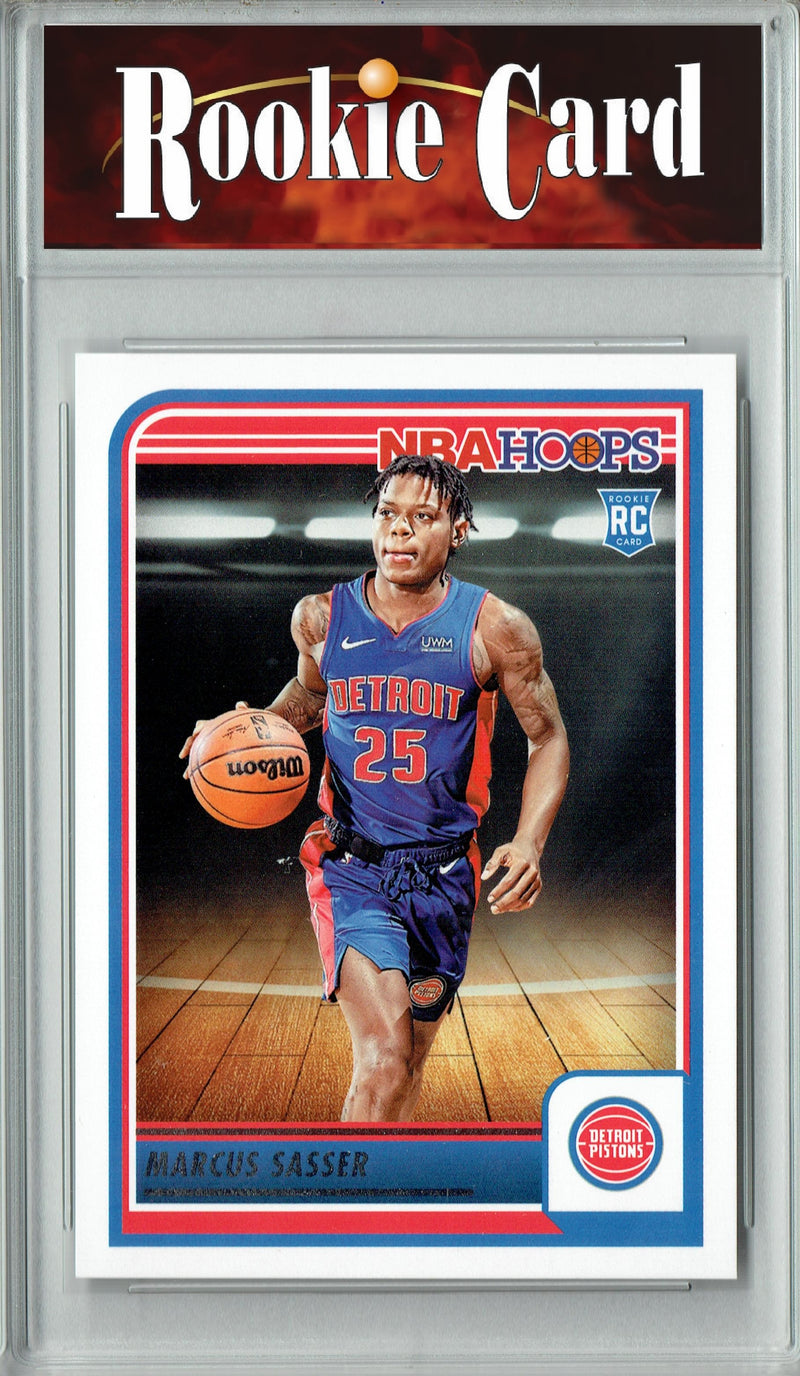 Certified Mint+ Marcus Sasser 2023 Hoops #260 Detroit Pistons Rookie Card Detroit Pistons