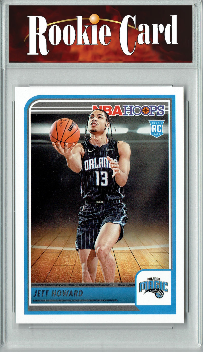 Certified Mint+ Jett Howard 2023 Hoops #248 Orlando Magic Rookie Card Orlando Magic