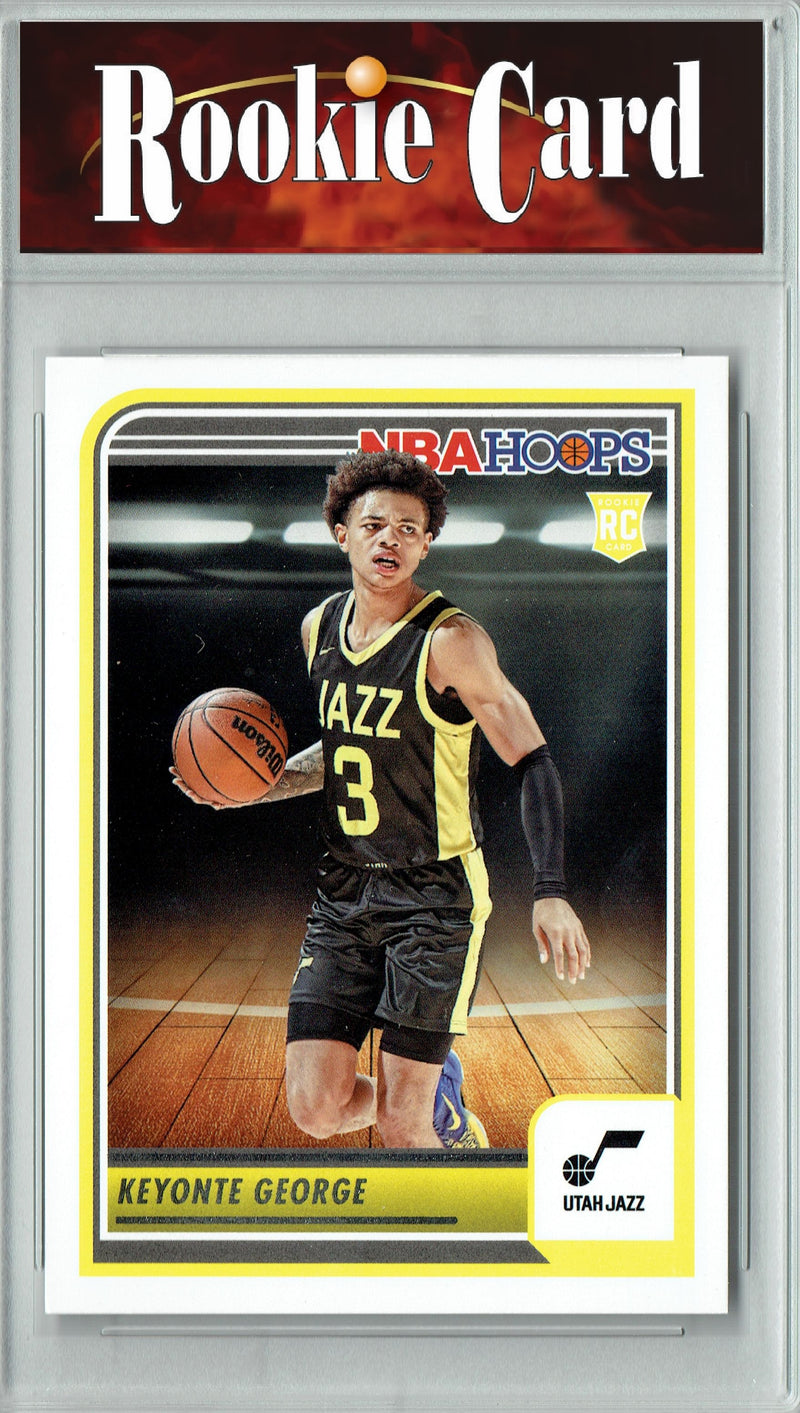 Certified Mint+ Keyonte George 2023 Hoops #271 Utah Jazz Rookie Card Utah Jazz