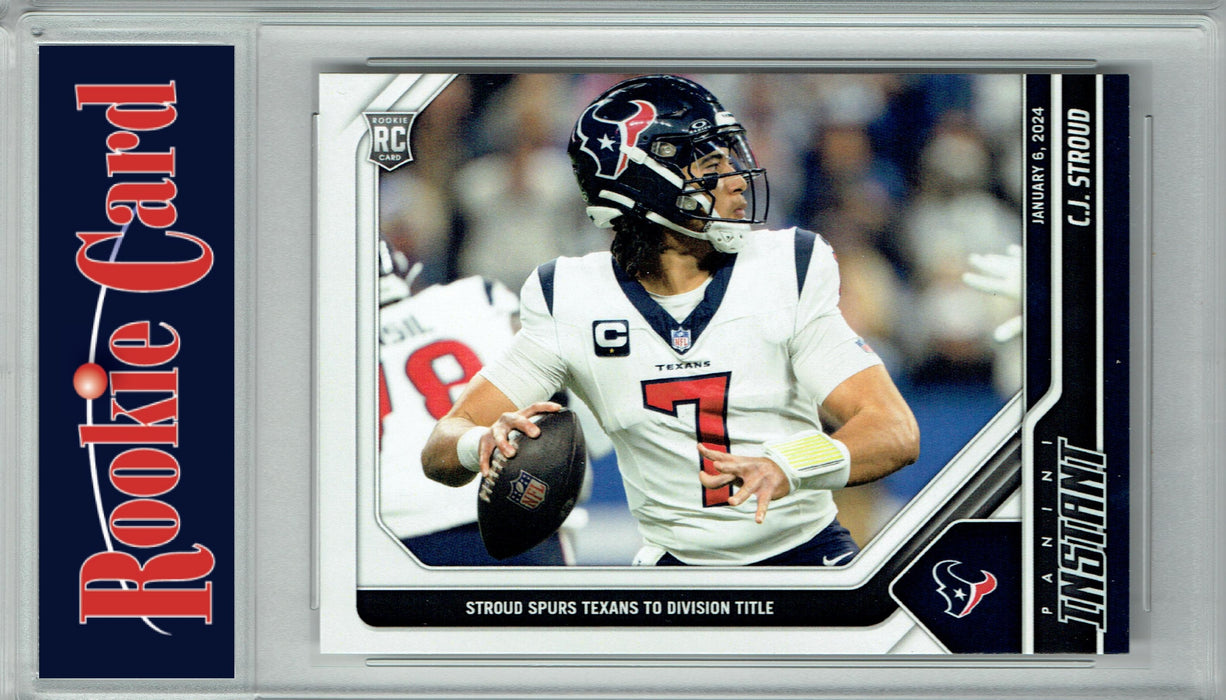 Certified Mint+ C.J. Stroud 2023 Panini Instant #121 Division Title 1/2120 Made Rookie Card Houston Texans