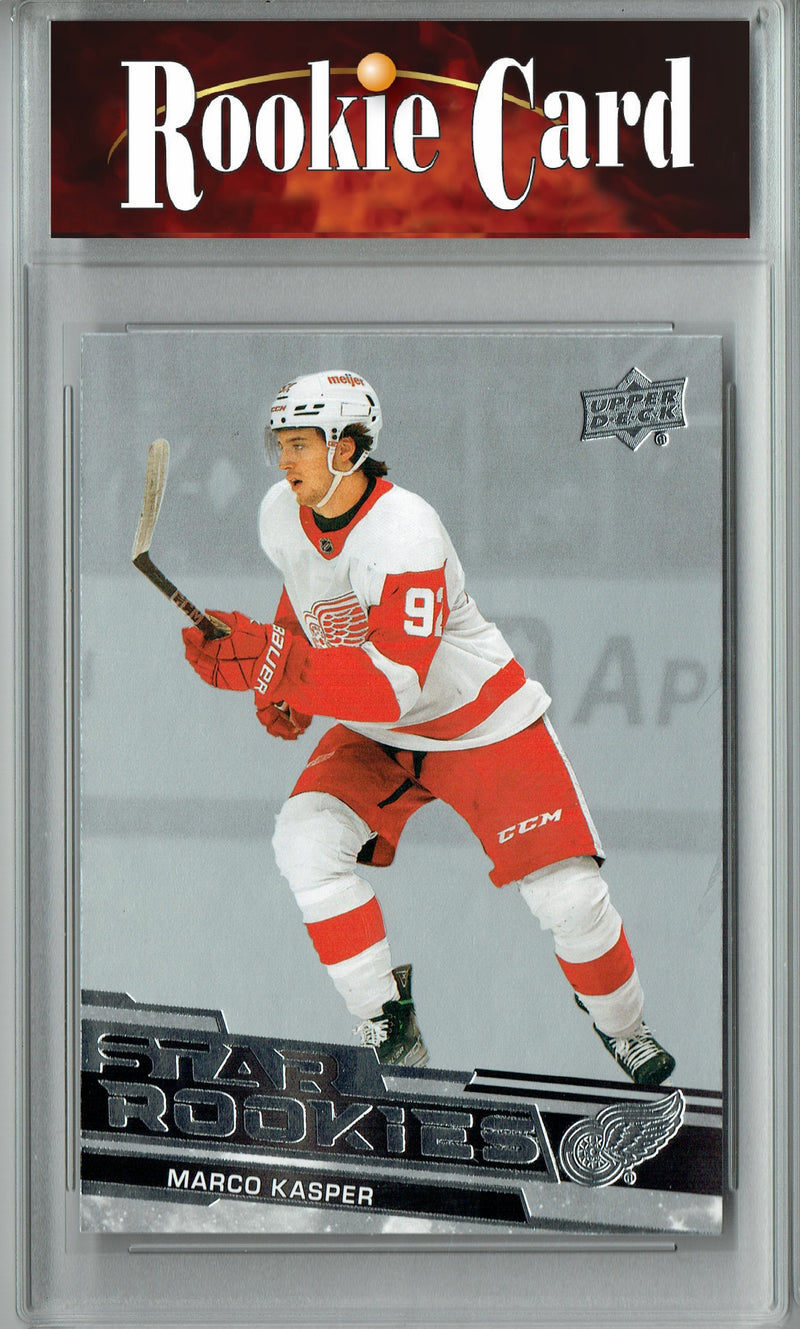 Certified Mint+ Marco Kasper 2023-24 Upper Deck #24 Star Rookies Set Rookie Card Detroit Red Wings