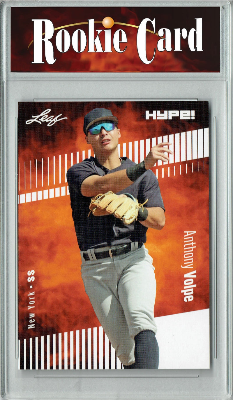 Certified Mint+ Anthony Volpe 2023 Leaf HYPE #101 Only 5000 Made Rookie Card New York Yankees