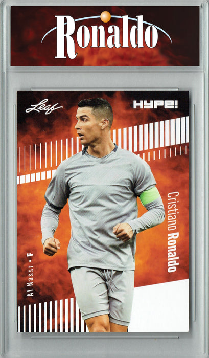 Certified Mint+ Cristiano Ronaldo 2023 Leaf HYPE! #110 Only 5000 Made! Rare Trading Card