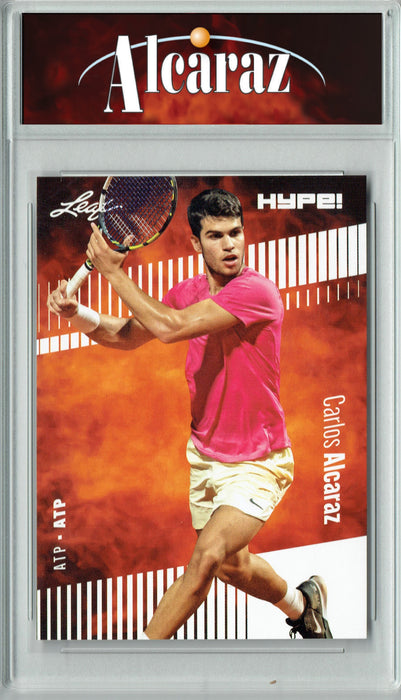 Certified Mint+ Carlos Alcaraz 2023 Leaf HYPE! #108 Only 5000 Made! Rare Rookie Card Spain