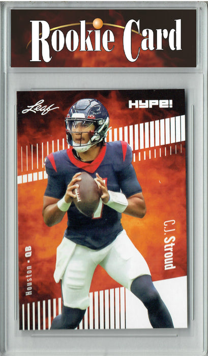 Certified Mint+ C.J. Stroud 2023 Leaf HYPE! #106 Only 5000 Made! Rookie Card Houston Texans