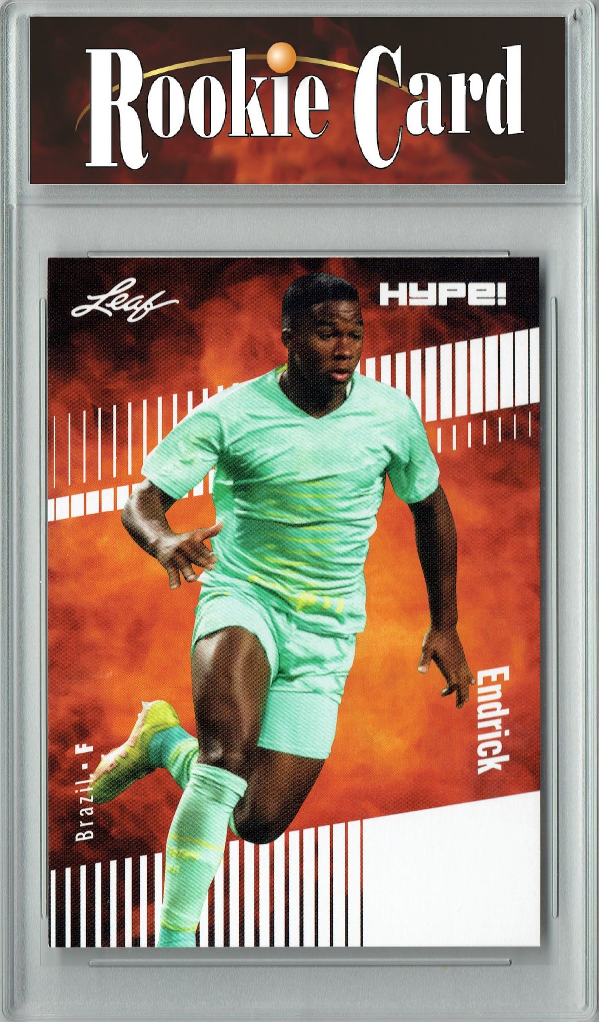 Certified Mint+ Endrick 2023 Leaf HYPE! #117 Only 5000 Made! Rookie Ca ...