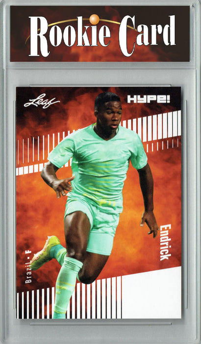 Certified Mint+ Endrick 2023 Leaf HYPE! #117 Only 5000 Made! Rookie Card Real Madrid/Brazil