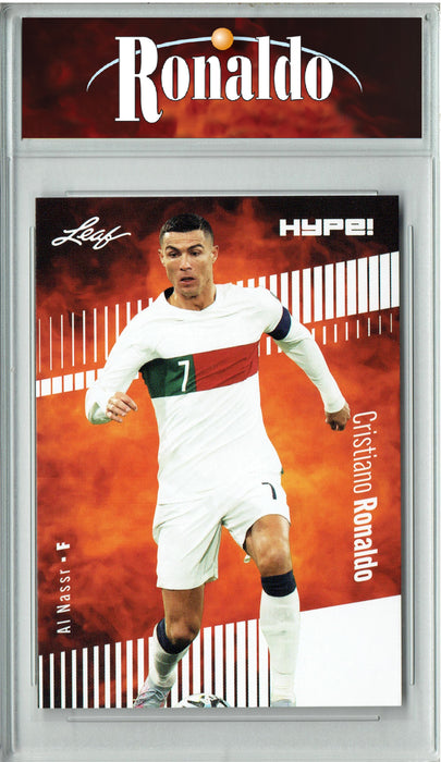 Certified Mint+ Cristiano Ronaldo 2023 Leaf HYPE! #110a Only 5000 Made! Rare Trading Card