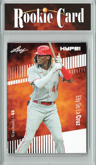 Certified Mint+ Elly De La Cruz 2023 Leaf HYPE! #115a Only 5000 Made! Rookie Card Cincinnati Reds