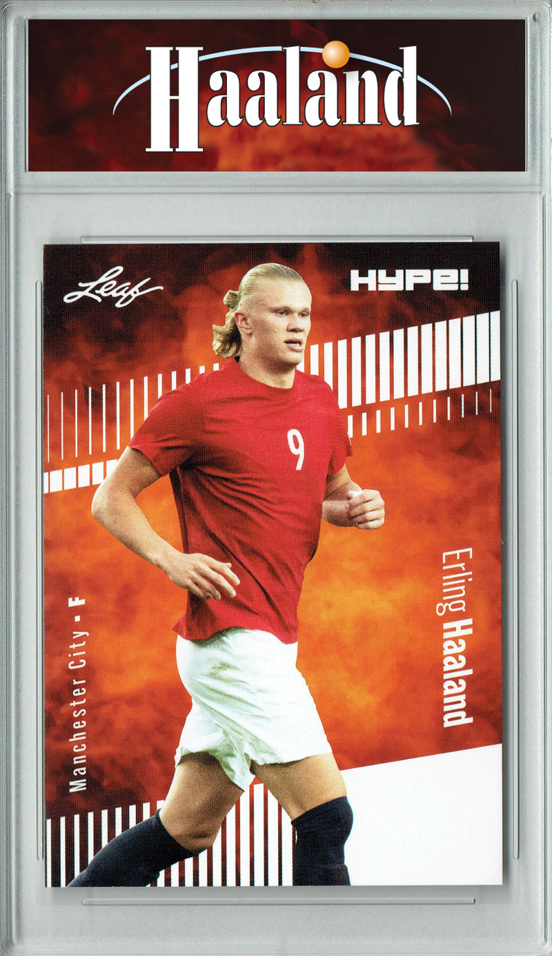 Certified Mint+ Erling Haaland 2023 Leaf HYPE #118 Only 5000 Made Rare Trading Card Manchester City