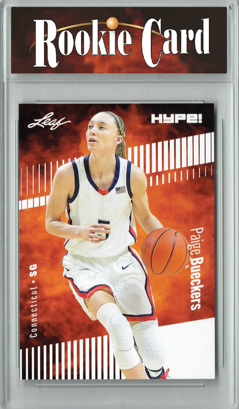 Certified Mint+ Paige Bueckers 2023 Leaf HYPE #131 Only 5000 Made Rookie Card Connecticut