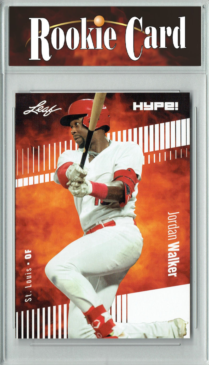 Certified Mint+ Jordan Walker 2023 Leaf HYPE! #128 Only 5000 Made! Rookie Card St. Louis Cardinals