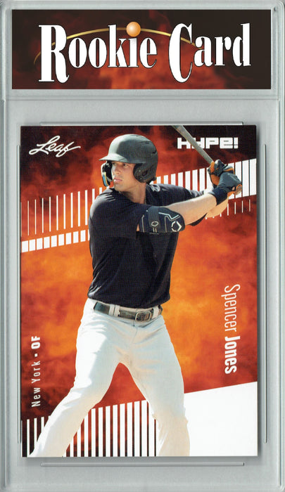 Certified Mint+ Spencer Jones 2023 Leaf HYPE! #136A Only 5000 Made! Rookie Card New York Yankees