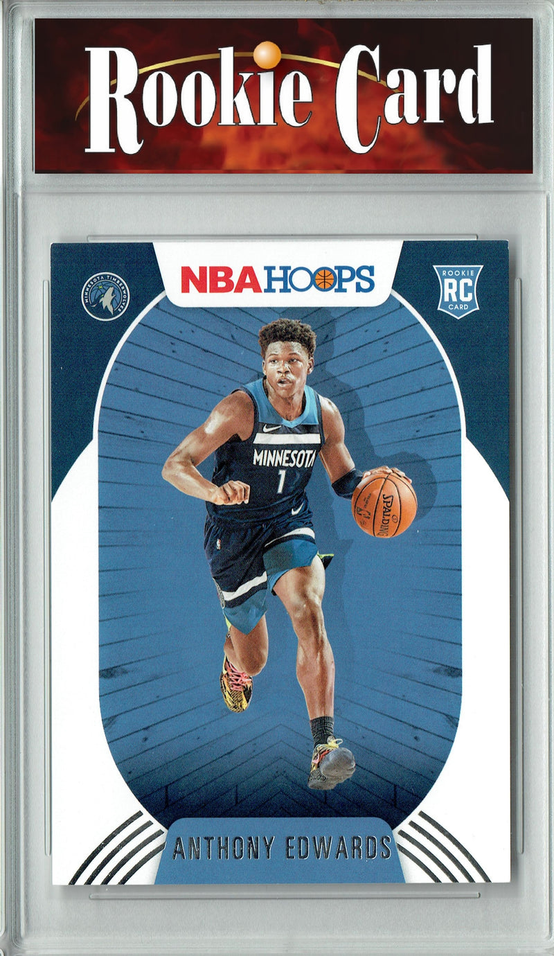 Certified Mint+ Anthony Edwards 2020 Hoops #216 NBA Rookie Card Minnesota Timberwolves