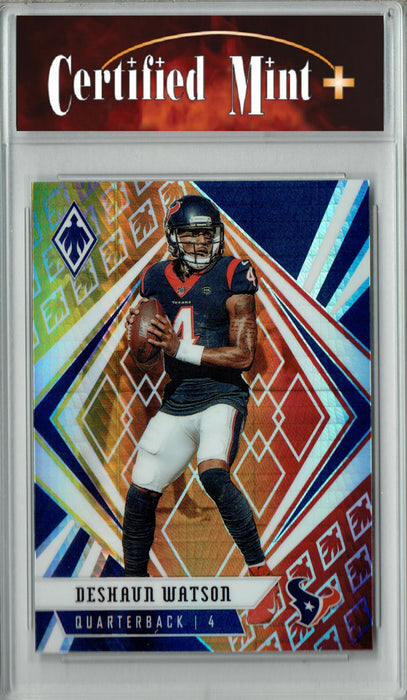 Certified Mint+ Deshaun Watson 2020 Panini #4 Phoenix Fire Burst Rare Trading Card Cleveland Browns