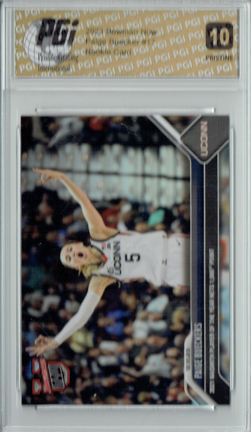 Paige Bueckers 2023 Bowman University Now #17 PRISTINE Rookie Card PGI 10