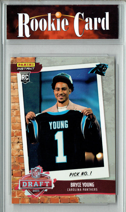 @@@ Certified Mint+ Bryce Young 2023 Panini Instant #DN1 Draft Night 1 of 3659 Carolina Panthers Rookie Card