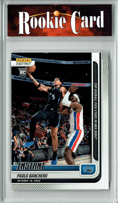 Certified Mint+ Paolo Banchero 2022 Panini Instant #5 His NBA Debut! 1 of 946 Rookie Card