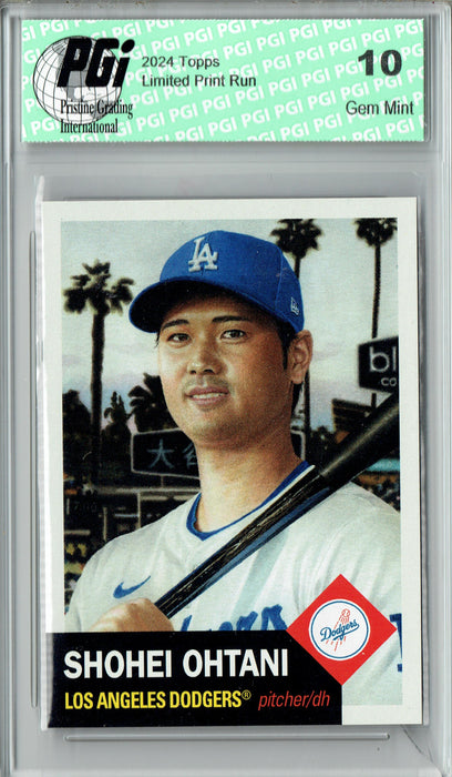 Shohei Ohtani 2024 Topps Living Set #729 L.A. Dodgers Rare Trading Card PGI 10