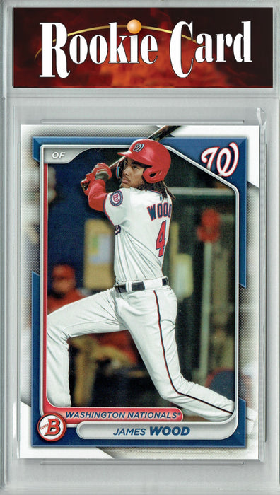 Certified Mint+ James Wood 2024 Bowman Prospects #BP-91 Rookie Card Washington Nationals