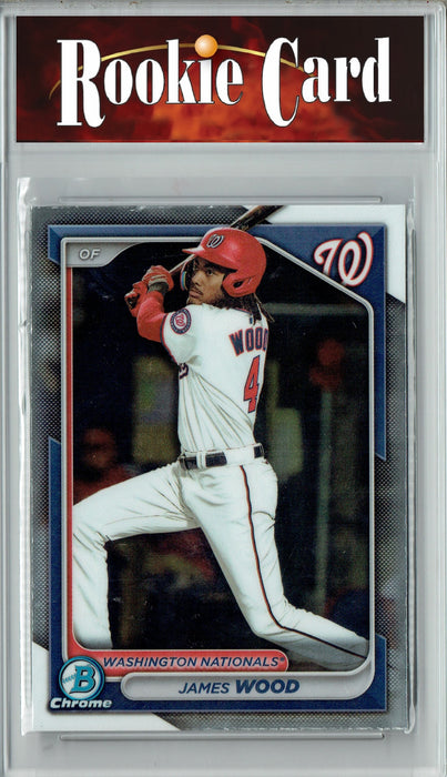 Certified Mint+ James Wood 2024 Bowman Chrome #BCP-91 Rookie Card Washington Nationals