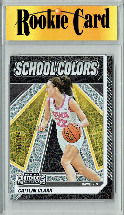 Certified Mint+ Caitlin Clark 2024 Panini America #SC4 Vortex Foil #245/399 Rookie Card Indiana Fever