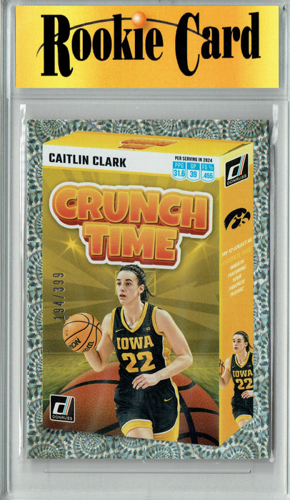 Certified Mint+ Caitlin Clark 2024 Panini America #SS-CT1 Vortex Foil #194/399 Rookie Card Indiana Fever