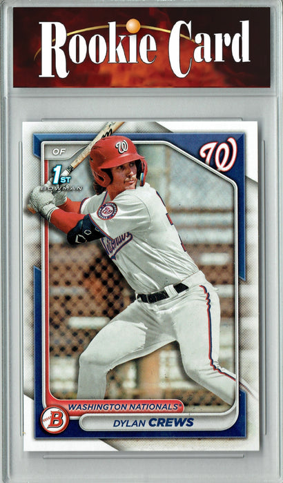 Certified Mint+ Dylan Crews 2024 Bowman #BP-23 1st Rookie Card Washington Nationals