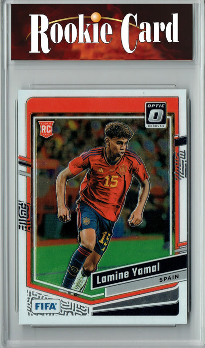 Certified Mint+ Lamine Yamal 2023 Donruss Optic #54 Spain Rookie Card Spain