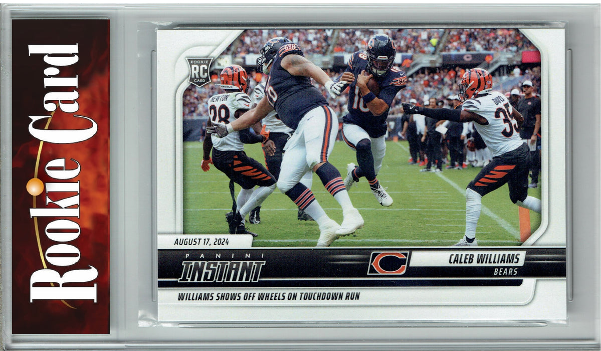 Certified Mint+ Caleb Williams 2024 Panini Instant #13 Touchdown Run Rookie Card Chicago Bears