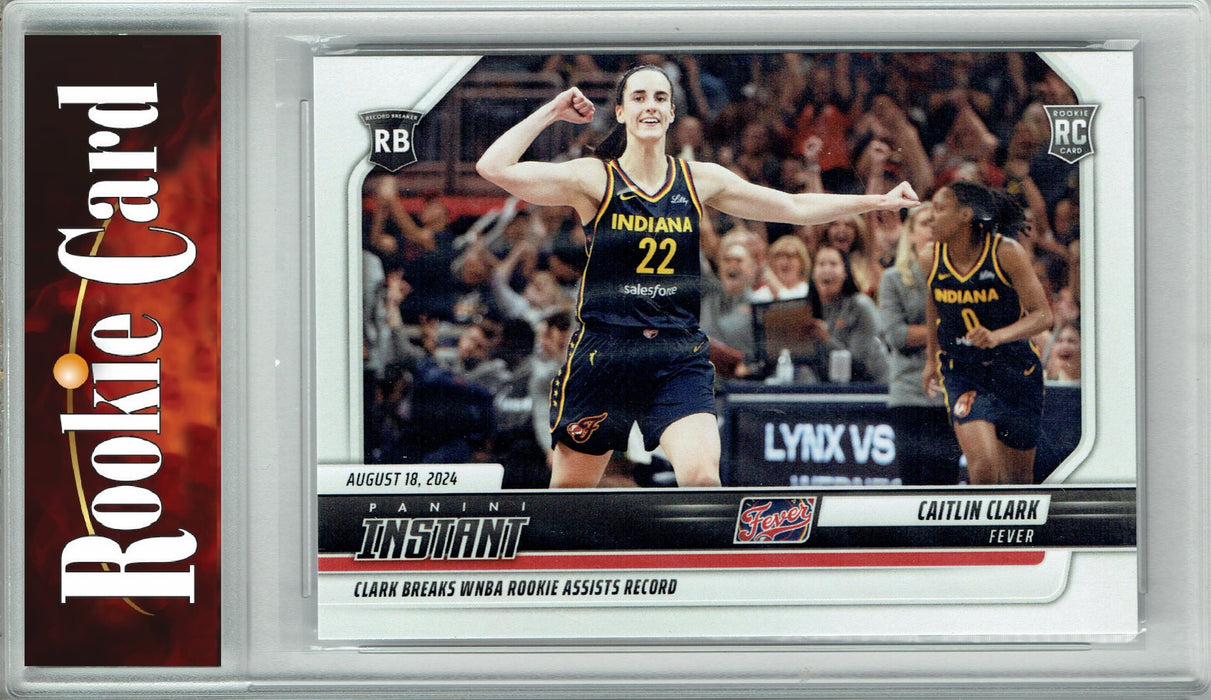 Certified Mint+ Caitlin Clark 2024 Panini Instant #171 Breaks Assists Record Rookie Card Indiana Fever