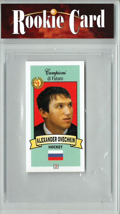 Certified Mint+ Alexander Ovechkin 2003 Campioni di Futuro #7 Red Back Rookie Card Washington Capitals