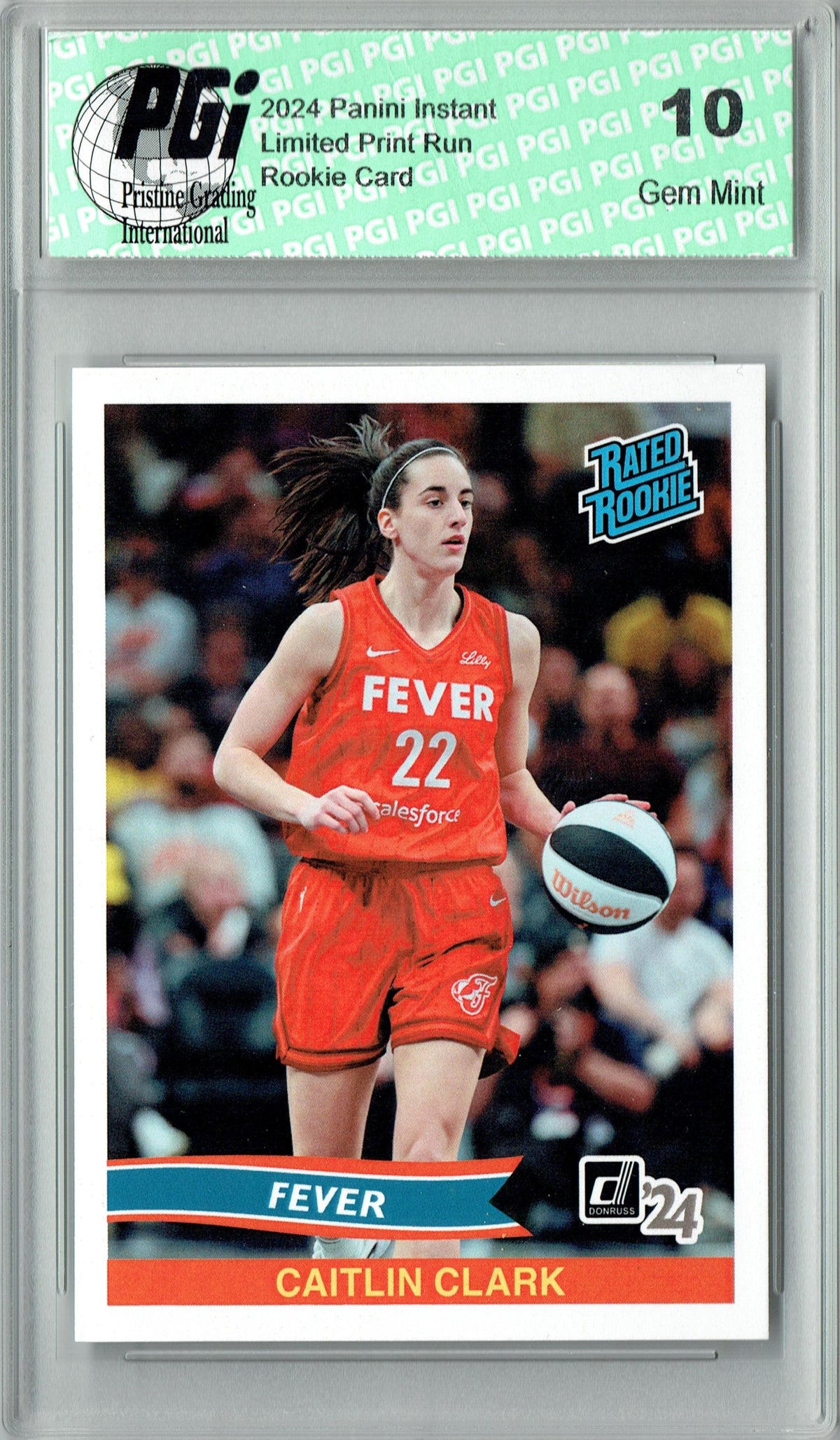 Caitlin Clark 2024 Panini Instant #RRR-1 Retro Rated Rookie Rookie Car ...